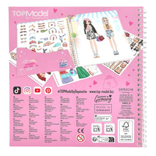 Carica l'immagine nel visualizzatore di Gallery, Depesche 13832 TOPModel Dress Me Up - Libro di Adesivi Shopping Tour, con 24 Pagine con Motivi di modelle da Personalizz