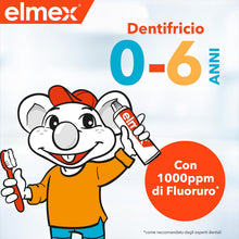 Carica l'immagine nel visualizzatore di Gallery, Elmex - Dentifricio per Bambini 50ml (Consegna in 48 Ore), Dentifricio per Denti da Latte, Protezione contro la Carie dei Bambini, Formula Delicata per la Protezione dei Denti da Latte