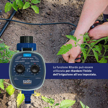 Carica l'immagine nel visualizzatore di Gallery, Aqua Control C4099O Programmatore d'irrigazione da giardino, per tutti i tipi di rubinetti, apertura a 0 bar. Vecchio C4