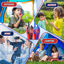Carica l&#39;immagine nel visualizzatore di Gallery, Toyokid Walkie-Talkie Bambini, Giochi Bambini 3 4 5 6 7 8 9 10 Anni Spider Walkie Talkie Regalo Bambino 3-10 Anni Giochi da Esterno per Bambini Giocattoli Bambino 3-10 Anni Regalo Compleanno Bambini