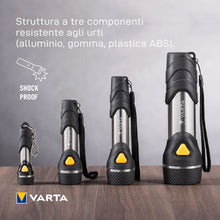Carica l'immagine nel visualizzatore di Gallery, VARTA, Torcia Day Light Multi LED F10 con 5 LED, incl. 1x batteria AA Longlife Power, adati per lavori domestici, campeg
