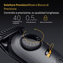 Carica l'immagine nel visualizzatore di Gallery, Braun Regolabarba Uomo Series 5, +9 Strumenti Di Styling, Rasoio Elettrico Barba, Lama Ultra Affilata, 120 Min di Autonomia, Impermeabile, Selettore di Precisione Con 40 Lunghezze, BT5565, Grigio