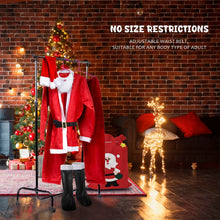 Carica l'immagine nel visualizzatore di Gallery, CIRULLI Costume babbo natale,Vestito babbos natales uomo, Pantaloni con fascia elastica, Costume universale da Babbo Natale taglie forti, Set festa di Natale, Cosplay