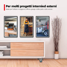 Carica l'immagine nel visualizzatore di Gallery, RAVN HAMAN Set di 4 Ruote pivottanti per mobili 50 mm, freno, fino a 100 kg