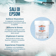 Carica l'immagine nel visualizzatore di Gallery, PLANTAWA - Sali di Epsom 6KG | Magnesio Puro, Aromaterapia Rilassante, Bagno Ristoratore e Schiumoso | Senza Tossine o Additivi, Benessere e Sonno Ristoratore | 100% Naturale