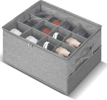 Carica l'immagine nel visualizzatore di Gallery, Romon Scatole Per Scarpe, Organizer Per Scarpe Adatto per 12-16 Paia, Contenitori Scarpiera Impilabile Grandi Organizzatore di Porta Scarpe Salvaspazio per Guardaroba Magazzino per Stivali Tacchi