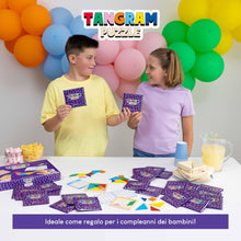 Carica l'immagine nel visualizzatore di Gallery, BONNYCO Tangram Legno Bambini, 30 Mini Giochi per Gadget Compleanno Bambini
