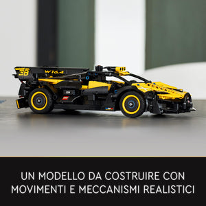 LEGO Technic Bugatti Bolide, Kit di Costruzione Macchina Giocattolo da Corsa, Modellino Auto Supercar, Giochi per Bambini, Bambine, Ragazzi e Ragazze da 9 Anni, Idee Regalo da Collezione 42151