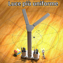 Carica l'immagine nel visualizzatore di Gallery, Lampada da Scrivania a LED Senza Fili Ricaricabile 3200mAh, Lampada Scrivania Bambini con Display LCD Ora Temperatura Ca