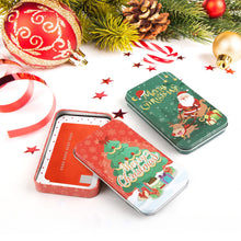 Carica l'immagine nel visualizzatore di Gallery, LIHAO 6pz Scatole di Natale in Metallo, MINI Cofanetto per Buono Regalo, Gioielleria, Moneta, Piccolo Contenitore