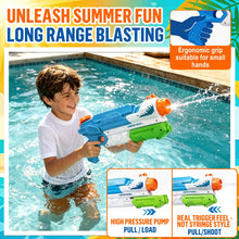 Carica l'immagine nel visualizzatore di Gallery, Pistola ad Acqua - Pistole ad Acqua Potente per Bambini Adulti, Fucile ad Acqua Water Gun Idee Regalo per Feste in Piscina e Attività All'aperto, Blu