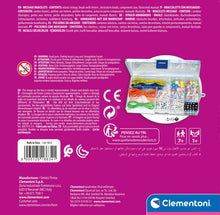 Carica l'immagine nel visualizzatore di Gallery, Clementoni Crazy Chic - Message Bracelets, Kit Gioielli Creativi per Bambini 7+ Anni, Braccialetti e Collane Personalizzabili con Lettere e Perline Colorate, Idea Regalo per Bambine, 18634