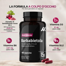 Carica l'immagine nel visualizzatore di Gallery, Barbabietola Rossa Integratore – Estratto 25:1 – 15.000 mg – Ossido Nitrico