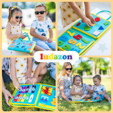 Carica l&#39;immagine nel visualizzatore di Gallery, LUDAZON® Valigetta Montessori per lo Sviluppo delle Capacità Intellettive, Busy Board 1 2 3 4 5 Anni, Intrattiene per ore a Casa, al Ristorante, e in Viaggio. GUARDA IL VIDEO