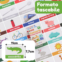 Carica l'immagine nel visualizzatore di Gallery, Flashcards Prime Parole | Learnworx Flashcard per Bambini 1-3 Anni | 101 Carte Prime Parole | Sviluppo Linguaggio | +12 
