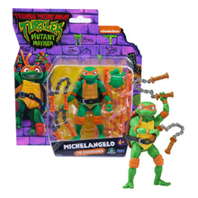 Carica l&#39;immagine nel visualizzatore di Gallery, Giochi Preziosi - Michelangelo Tartarughe Ninja Caos Mutante, Michelangelo in versione Action Figure Base Articolata da 12 cm, Personaggio con Armi da Combattimento, Per Bambini dai 4 anni