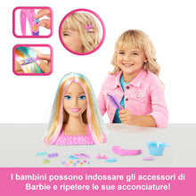 Carica l'immagine nel visualizzatore di Gallery, Barbie Testa da Stile e Accessori, Capelli Biondi