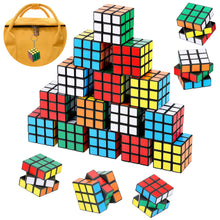 Carica l'immagine nel visualizzatore di Gallery, 30 Pezzi Cubo di Rubik Mini 3x3, Piccoli Rompicapi con Portachiavi Bambini