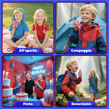 Carica l'immagine nel visualizzatore di Gallery, Mirthigig Walkie Talkie Bambini, Ragnatela con Luci e Occhi Lampeggianti, Giocattolo Gioco Bambino 3 4 5 6 7 8 10 11 Anni, Giocattoli Giochi Bambini 3-12 Anni, Natale Regalo Bimbo 3-12 Anni Maschio