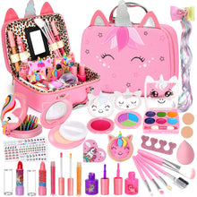 Carica l'immagine nel visualizzatore di Gallery, Heaning Trucchi Bambina Regalo Bambina Giocattoli - Trousse Valigetta Trucchi Bambina Giochi Bambina trucchi Halloween Natale Compleanno Giochi Bambini Regalo Bambina 3 4 5 6 7 8 9 10 11 12 Anni