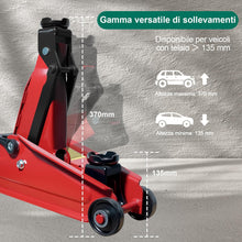 Carica l'immagine nel visualizzatore di Gallery, HYCHIKA  Sealey Charity Edition, Carrello, 3 tonnellata, Rosso, 1153CX 0 wattsW, 0 Red