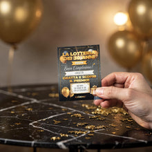 Carica l'immagine nel visualizzatore di Gallery, 12 Gratta e Vinci Personalizzato Gioco Compleanno - La Lotteria del 30enne - Bigliettini Grattabili Per Intrattenere Gli