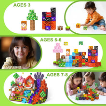 Carica l'immagine nel visualizzatore di Gallery, Costruzioni Magnetiche per Bambini 100 PCS 2CM 3+ Giochi Cubi Magnetici, Blocchi Building Blocks Giocattoli Montessori a Partire da 3 4 5 6 7 8 9 10 11 12 Anni Regali di Compleanno per Ragazzi