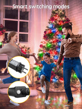 Carica l'immagine nel visualizzatore di Gallery, ARKOCHIC 35M Luci Albero di Natale, 300 LED Luci Natalizie da Esterno ed Interno, 8 Modalità con e Telecomando Lampade di Natale per Giardino, Balcone, Casa, Festa (Multicolore)