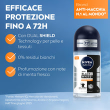 Carica l'immagine nel visualizzatore di Gallery, NIVEA MEN Black &amp; White Ultimate Impact Roll-On, 50 ml