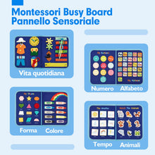 Carica l'immagine nel visualizzatore di Gallery, hahaland Giochi Montessori 2 Anni Busy Board di Feltro - Montessori 2 3 4 Anni Pannello Sensoriale Quiet Book - Giochi Educativi Bimba Bimbo Regalo Compleanno Natale