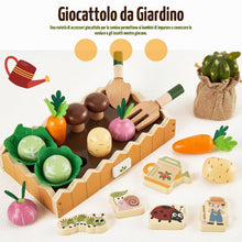 Carica l'immagine nel visualizzatore di Gallery, HERSITY Giochi Legno per Bambini 2 anni, Verdure Giocattolo Fattoria Gioco