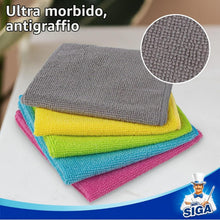 Carica l'immagine nel visualizzatore di Gallery, MR.SIGA Panni Microfibra Multiuso per Pulizie, 50 pezzi