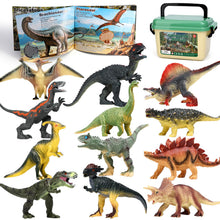 Carica l'immagine nel visualizzatore di Gallery, FRUSE Dinosauri Giocattolo per Bambini con 12 Educativi Figure di Dinosauro