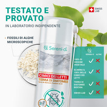 Carica l'immagine nel visualizzatore di Gallery, TERRA DI DIATOMEE CIMICI DA LETTO – AEROSOL ANTI CIMICI DA LETTO – EFFICACIA FULMINANTE – Ingredienti 100% naturali - Az