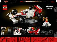 Carica l&#39;immagine nel visualizzatore di Gallery, LEGO Icons McLaren MP4/4 e Ayrton Senna, Modellino da Costruire di Auto da Corsa con Minifigure, Replica Iconica Monoposto F1, Hobby Creativo per Adulti, Regalo per Lui, Lei, Marito o Moglie 10330