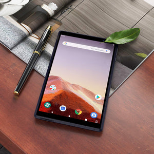 PRITOM Tablet PC Android 8 pollici Android 10.0 OS, 4000 mAh, 64GB ROM, Quad Core, schermo HD IPS, 2.0 anteriore + 8.0 MP fotocamera posteriore, Wi-Fi, Bluetooth, Nero