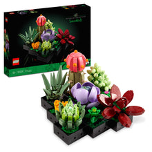 Carica l&#39;immagine nel visualizzatore di Gallery, LEGO Icons Piante Grasse Artificiali, Set per Adulti, Arredamento Casa, Hobby Creativo, Idea Regalo Uomo o Donna, Collezione Botanica per Costruire 9 Piccole Piante, Kit Bouquet di Fiori 10309