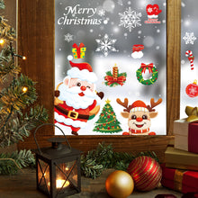 Carica l'immagine nel visualizzatore di Gallery, Moxled Adesivi Natalizi per Finestre, 162 Vetrofanie Natalizie con Fiocchi di Neve Renne Babbo Natale, Riutilizzabili Adesivo Statico PVC Adesivi per Decorazioni Natalizie Vetrine Porte Vetro Casa