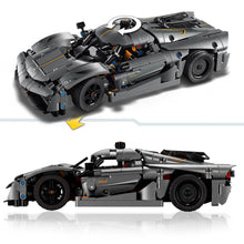 Carica l&#39;immagine nel visualizzatore di Gallery, LEGO Technic Hypercar Koenigsegg Jesko Absolut Grigia, Modellino di Auto da Costruire, Macchina Giocattolo per Bambini e Bambine da 10 Anni, Idea Regalo per Fan delle Supercar e dei Veicoli 42173