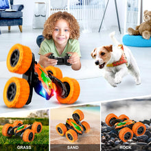 Carica l'immagine nel visualizzatore di Gallery, Mieryd Macchina Telecomandata per Bambini, 4x4 RC Auto Radiocomandata Acrobatica con Luce Giochi Bambini 3 4 5 6 7 8 Ann