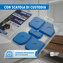 Carica l'immagine nel visualizzatore di Gallery, Spatola per Silicone Set 5 Pezzi Raschietto Lisciatore Fughe Bagno Cucina