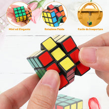 Carica l'immagine nel visualizzatore di Gallery, 30 Pezzi Cubo di Rubik Mini 3x3, Piccoli Rompicapi con Portachiavi Bambini