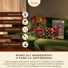Carica l'immagine nel visualizzatore di Gallery, Venchi, Calendario Avvento 2025 Classico, 24 Cioccolatini Assortiti Granblend Latte e Extra Fondente 75%, Edizione Limitata, 181 Gr, Senza Glutine, Senza Coloranti e Conservanti, Idea Regalo Natale