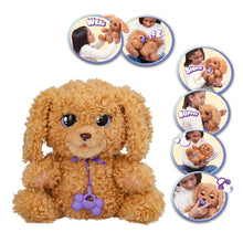 Carica l'immagine nel visualizzatore di Gallery, BABY PAWS Labradoodle, Cucciolo Interattivo di Peluche che Reagisce ai Vostri Input, Portatelo con voi, Giocattolo Regalo per Bambini dai 4 Anni in su