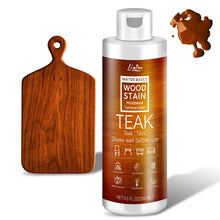 Carica l'immagine nel visualizzatore di Gallery, Impregnante per legno a base d'acqua - Teak | Finitura per legno per mobili interni ed esterni, armadi, scaffali, porte,