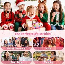 Carica l'immagine nel visualizzatore di Gallery, Gontence Karaoke con Microfono, Regalo Compleanno Bambina 3-12 Anni, Karaoke per Bambini con 2 Microfoni Wireless, Luce LED e Cambia Voce, Giocattolo Karaoke per Ragazzi e Ragazze 3-15 Anni