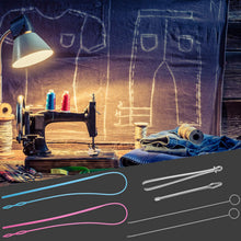 Carica l'immagine nel visualizzatore di Gallery, WILLBOND 6 Pezzi Loop Cucito Kit Loop Turner Gancio Pinzette Metalliche