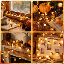 Carica l'immagine nel visualizzatore di Gallery, Luci di Ghianda Autunnale, 3 Metri 30 LED Catene Luminose di Autunnali