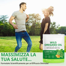Carica l'immagine nel visualizzatore di Gallery, Olio di origano 120 capsule, oil of oregano with black seed oil, olio di origano in capsule con olio di semi neri | Non 