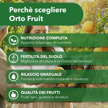 Carica l'immagine nel visualizzatore di Gallery, OrtoFruit – Concime Organo-Minerale Pellettato NPK 5-6-14 Biologico | Nutrizione Naturale e Graduale | Per Orto, Fruttet